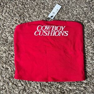 GARAGE NTW S Cowboy Cushions Red Tube Top